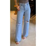 WIDE LEG JEANS RASGADA JEANS