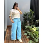 CALÇA TRACK PANTS AZUL BEBE