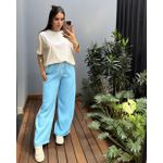 CALÇA TRACK PANTS AZUL BEBE