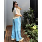 CALÇA TRACK PANTS AZUL BEBE