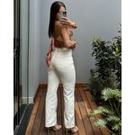 WIDE LEG JEANS RETA CRMN OFF WHITE