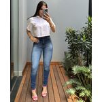 CALÇA SKINNY BÁSICA CRMN JEANS ESCURO