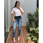 CALÇA SKINNY BÁSICA CRMN JEANS ESCURO