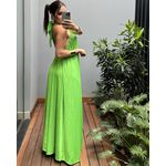 VESTIDO LONGO LENITA MAÇA VERDE
