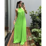 VESTIDO LONGO LENITA MAÇA VERDE