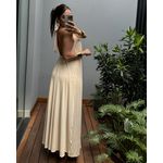 VESTIDO LONGO LENITA BEGE