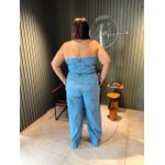 MACACÃO TOMARA QUE CAIA JEANS JEANS