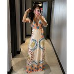 VESTIDO LONGO LUISA ESTAMPADO