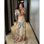 VESTIDO LONGO LUISA ESTAMPADO