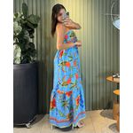 VESTIDO LONGO TALIA AZUL EST ARARA