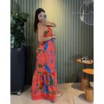 VESTIDO LONGO TALIA SALMAO EST ARARA