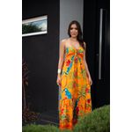 VESTIDO LONGO TALIA LARANJA EST ARARA