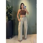 CALÇA CARGO SAMANTA CAQUI