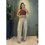 CALÇA CARGO SAMANTA CAQUI