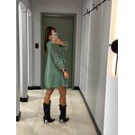 VESTIDO SEDA VERDE MENTA