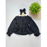 Conjunto Blusa Bata e Calca jeans Skinny Bia 