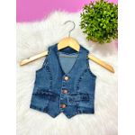 Colete Infantil Jeans