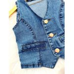 Colete Infantil Jeans