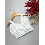 Cropped Laço Branco