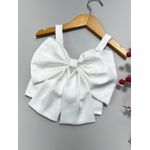 Cropped Laço Branco