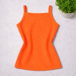 Conjunto Rebeca Regata e Short Alfaiataria Laranja