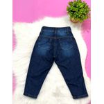 Calça Jeans Escuro infantil Menina Jeans Premium Modelo Mom 