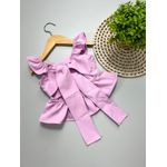 Conjunto Peplum Rosa