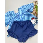 Conjunto Hello Kitty Bata Azul 