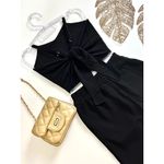 Conjunto Cropped E Calça Jogger Juvenil Preto 