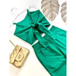 Conjunto Cropped E Calça Jogger Juvenil Verde