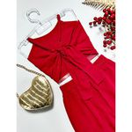 Conjunto Cropped E Calça Jogger Juvenil Vermelho