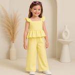 Conjunto Peplum Amarelo