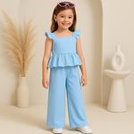 Conjunto Peplum Azul