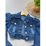 Jaqueta Jeans Cropped Infantil