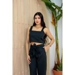 Conjunto Juvenil Cropped + Calça Pantalona Priscila 