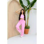 Conjunto Juvenil Cropped + Calça Pantalona Priscila 