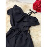 Macaquinho Babado Preto