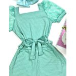 Macaquinho Manga Bufante Verde