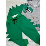 Conjunto Moletom Dino Cinza