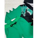 Conjunto Moletom Dino Preto