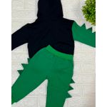 Conjunto Moletom Dino Preto