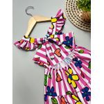 Vestido Infantil Listrado 