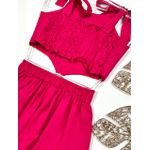  Vestido Recorte Pink