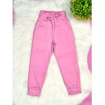 Calça jogger infantil Bengaline Rosa Bebe 