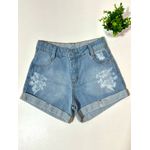 Short Jeans Feminino Juvenil