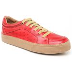 Tenis Isttony Feminino Calce Facil Pratico Conforto Casual Vermelho