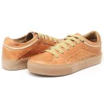 Tenis Isttony Feminino Calce Facil Pratico Conforto Casual Caramelo