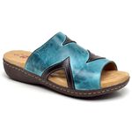 Sandalia Babuche Conforto Isttony Azul 220