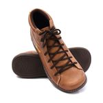 Bota Feminina De Amarrar Isttony Cor Caramelo Super Conforto