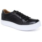 Tenis Isttony Feminino Calce Facil Pratico Conforto Casua PRETO